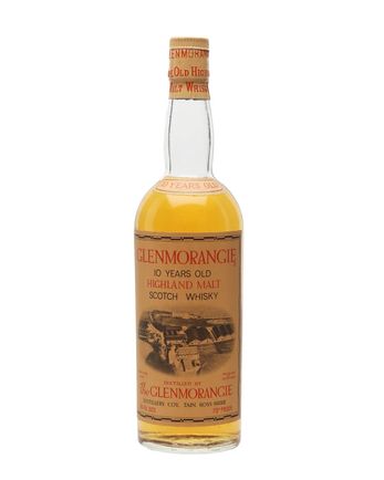 Glenmorangie 10 år gammal Bottled 1960s Cork