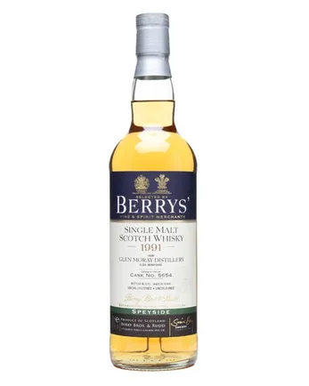 Glen Moray 1991 20 år gammal Cask #5654 Berry Bros and Rudd