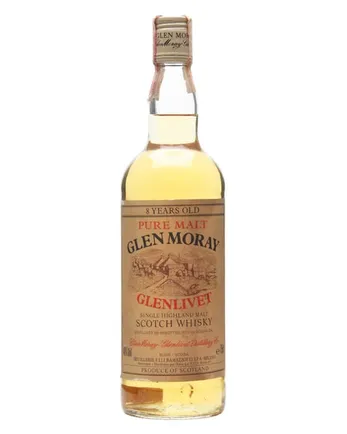 Glen Moray Pure Malt 8 år gammal Bottled 1980s