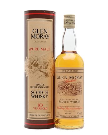 Glen Moray 10 år gammal Bottled 1970s 75cl