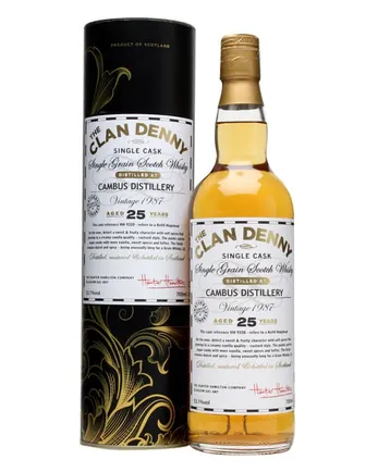 Cambus 1987 25 år gammal Hogshead #9320 Clan Denny