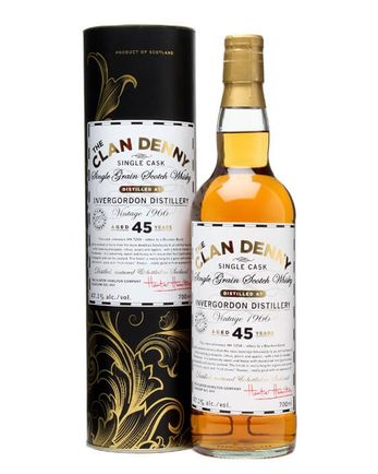 Invergordon 1966 45 år gammal Bourbon Cask HH7254 Clan Denny