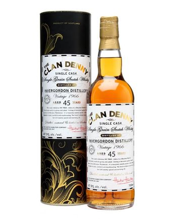Invergordon 1966 45 år gammal Cask HH7864 Clan Denny