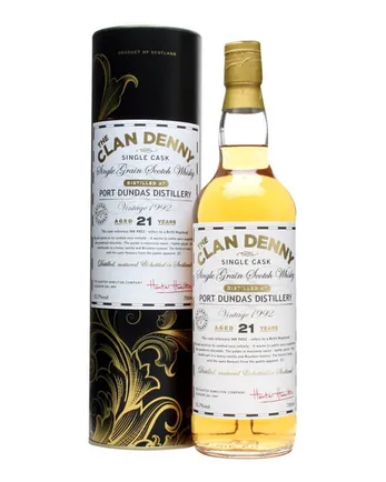 Port Dundas 1992 21 år gammal Cask #HH9452 Clan Denny