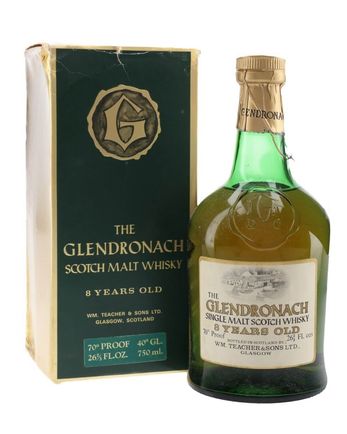 Glendronach 8 år gammal Bottled 1970's