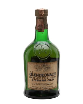 Glendronach 8 år gammal Dumpy Bottled 1970s