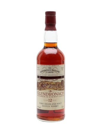 Glendronach 12 år gammal Sherry Cask Bottled 1980s