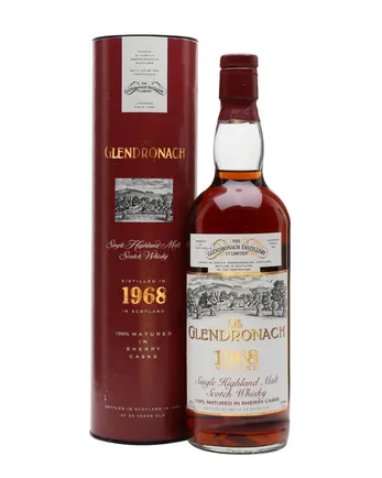 Glendronach 1968 25 år gammal Sherry Cask