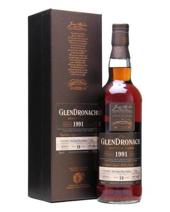 Glendronach 1991 18 år gammal Pedro Ximinez Puncheon #3182