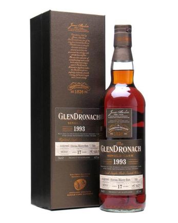 Glendronach 1993 17 år gammal Oloroso Butt #529