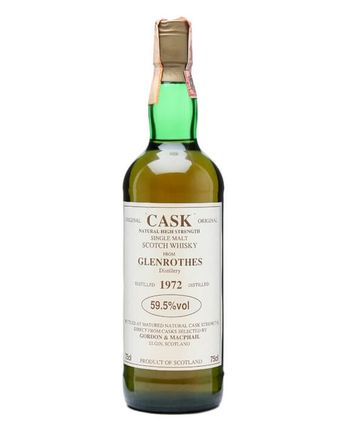 Glenrothes 1972 G M Cask Bottled 1980s Gordon & Macphail