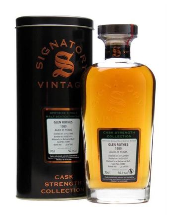 Glenrothes 1989 21 år gammal Cask #24380 Signatory