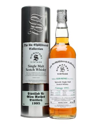 Glenrothes 1995 17 år gammal Sherry Butt 6974 Signatory Un-Chillfiltered Collection