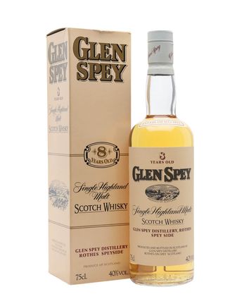 Glen Spey 8 år gammal Bottled 1980s Cork Stopper