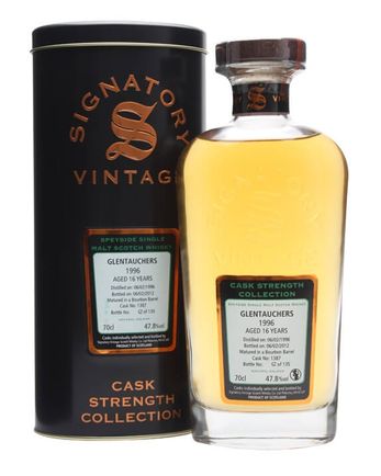Glentauchers 1996 16 år gammal Cask #1387 Signatory Cask Strength Collection