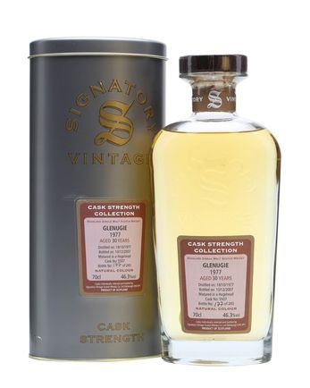 Glenugie 1977 30 år gammal Signatory Cask Strength Collection