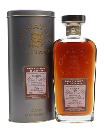 Glenugie 1977 31 år gammal Oloroso Finish Signatory Cask Strength Collection
