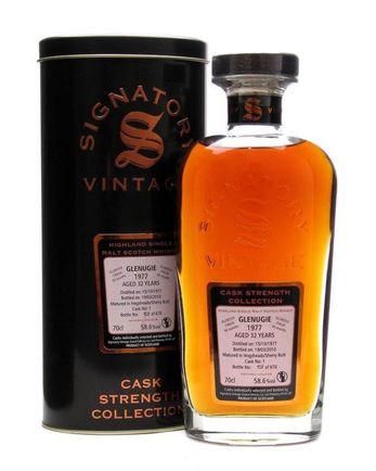 Glenugie 1977 32 år gammal Oloroso Finish Signatory Cask Strength Collection