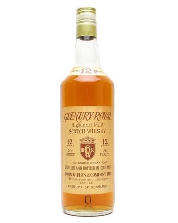 Glenury Royal 12 år gammal Bottled 1970s