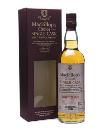 Highland Park 1981 28 år gammal Mackillop's