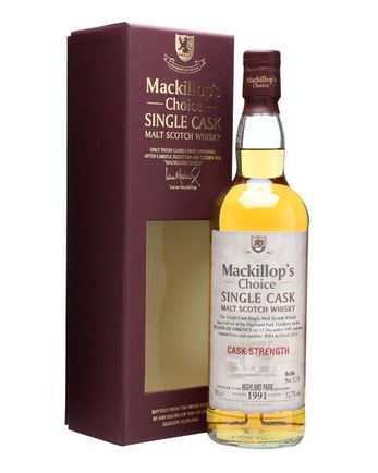 Highland Park 1991 10 år gammal Cask #8091 Mackillop's Choice