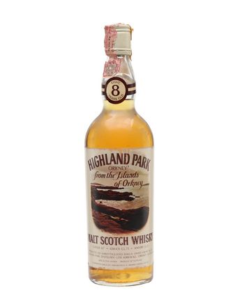 Highland Park 8 år gammal Bottled 1980's