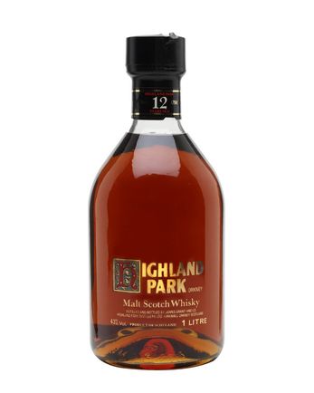 Highland Park 12 år gammal Screenprinted Label