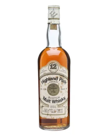 Highland Park 12 år gammal Bottled 1970s 75cl