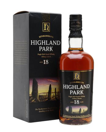 Highland Park 18 år gammal Bottled 1990s (stones packaging)