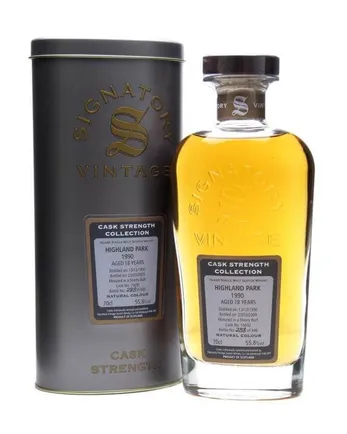 Highland Park 1990 18 år gammal Sherry Butt #15692 Signatory