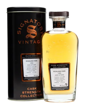 Highland Park 1990 20 år gammal Cask #15693 Signatory Cask Strength Collection