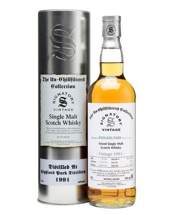 Highland Park 1991 20 år gammal Sherry Butt #15116 Signatory Un-Chillfiltered Collection