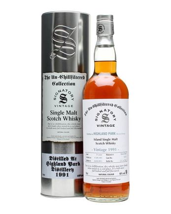 Highland Park 1991 21 år gammal Butt #1372 Signatory Un-Chillfiltered Collection