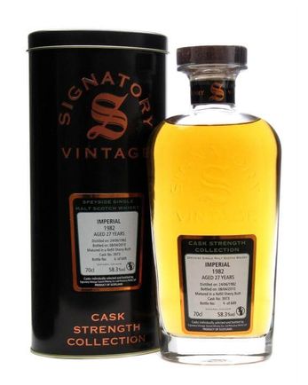 Imperial 1982 27 år gammal Cask #3973 Signatory