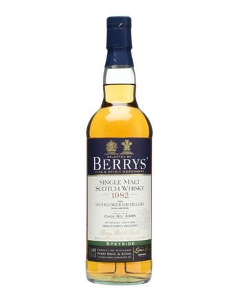 Inchgower 1982 30 år gammal Cask 6985 Berry Bros & Rudd