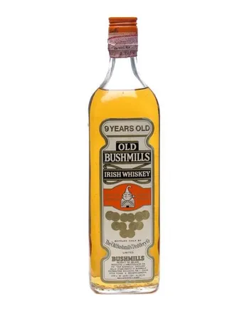 Old Bushmills 9 år gammal Bottled 1970's