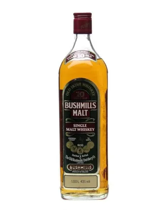 Bushmills 10 år gammal Irish Whiskey Bottled 1990s