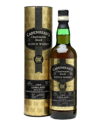 Dumbarton Inverleven 1969 30 år gammal Cadenhead's