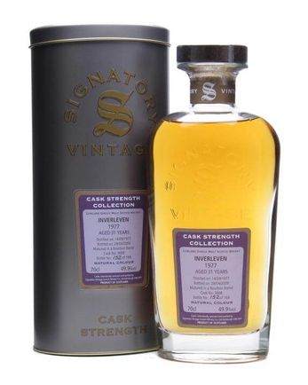 Inverleven 1977 31 år gammal Signatory Cask Strength Collection
