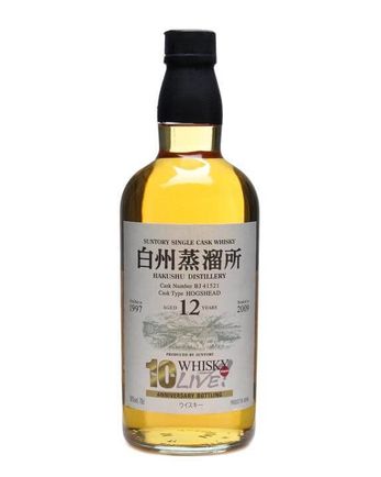 Hakushu 1997 12 år gammal Whisky Live 10th Anniversary