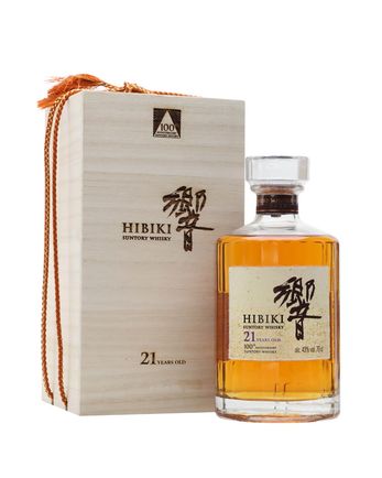 Hibiki 21 år gammal Mizunara 100th Anniversary