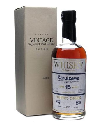 Karuizawa 1992 15 år gammal Sherry Butt 3434 Whisky Mag