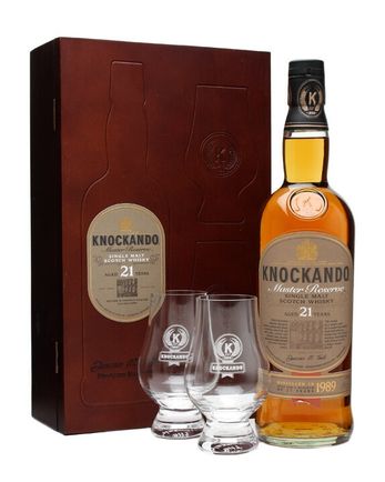 Knockando 1989 21 år gammal Master Reserve Glass Pack