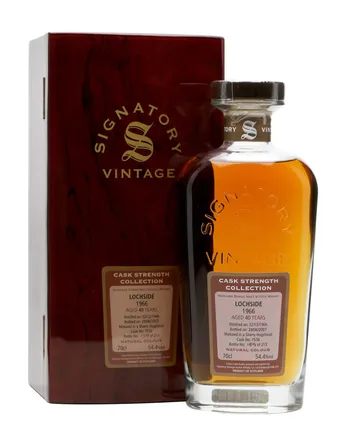 Lochside 1966 40 år gammal Sherry Cask 7536 Signatory Cask Strength Collection