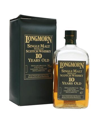 Longmorn 10 år gammal Rectangular Bottled 1960's