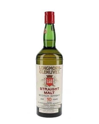 Longmorn Glenlivet 10 år gammal Straight Malt Bottled 1980s