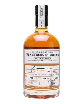 Longmorn 1991 17 år gammal Cask Strength