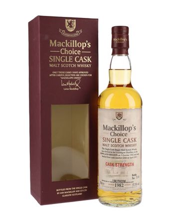 Linlithgow 1982 28 år gammal Cask #2206 Mackillop's