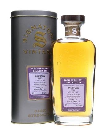 Linlithgow 1982 26 år gammal Wine Treated Butt Signatory
