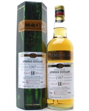 Laphroaig 1987 18 år gammal Douglas Laing Old Malt Cask
